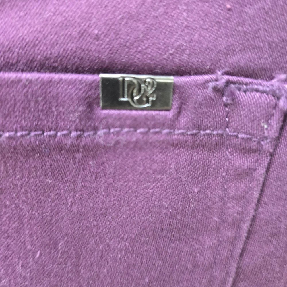 DIANE GILMAN BEADED JEANS DG2  PURPLE - Picture 4 of 5